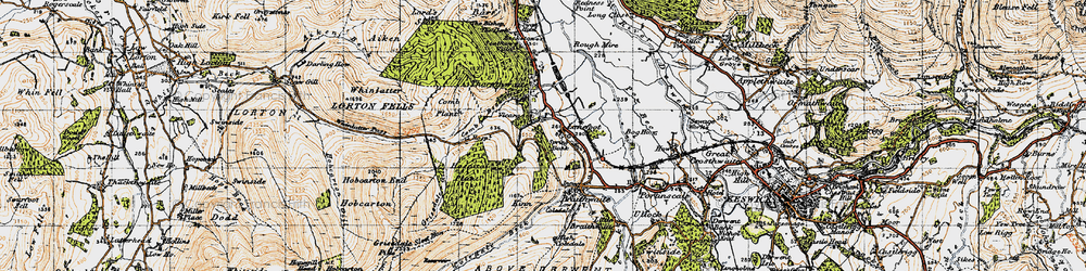 Old map of Bog Ho in 1947
