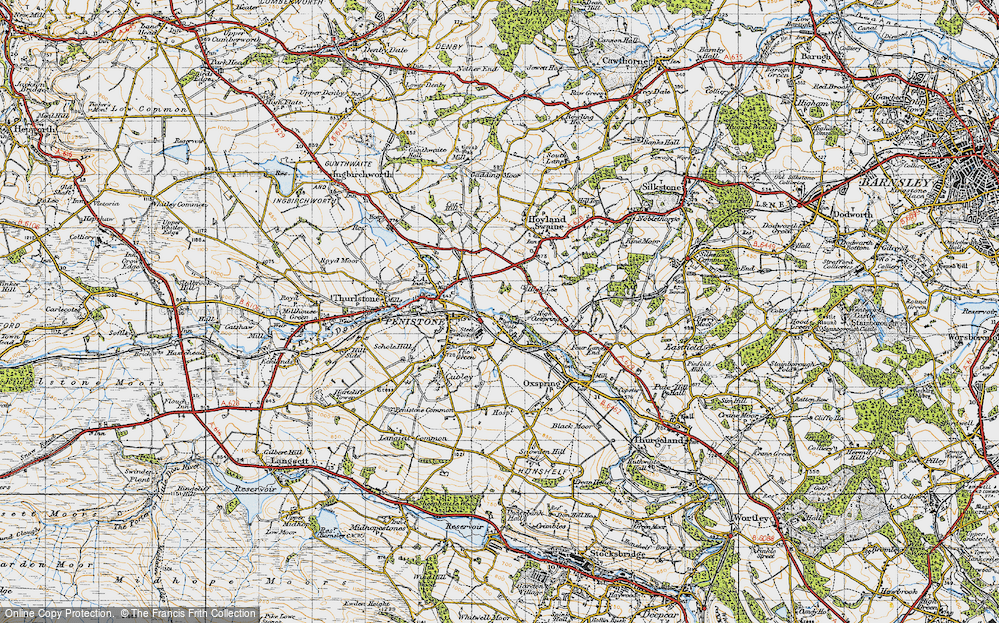 Old Map of Spring Vale, 1947 in 1947