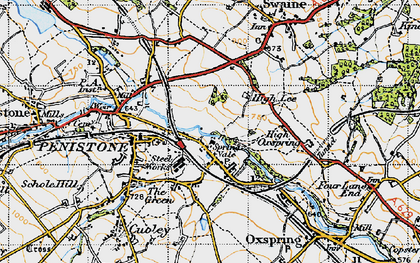 Old map of Spring Vale in 1947