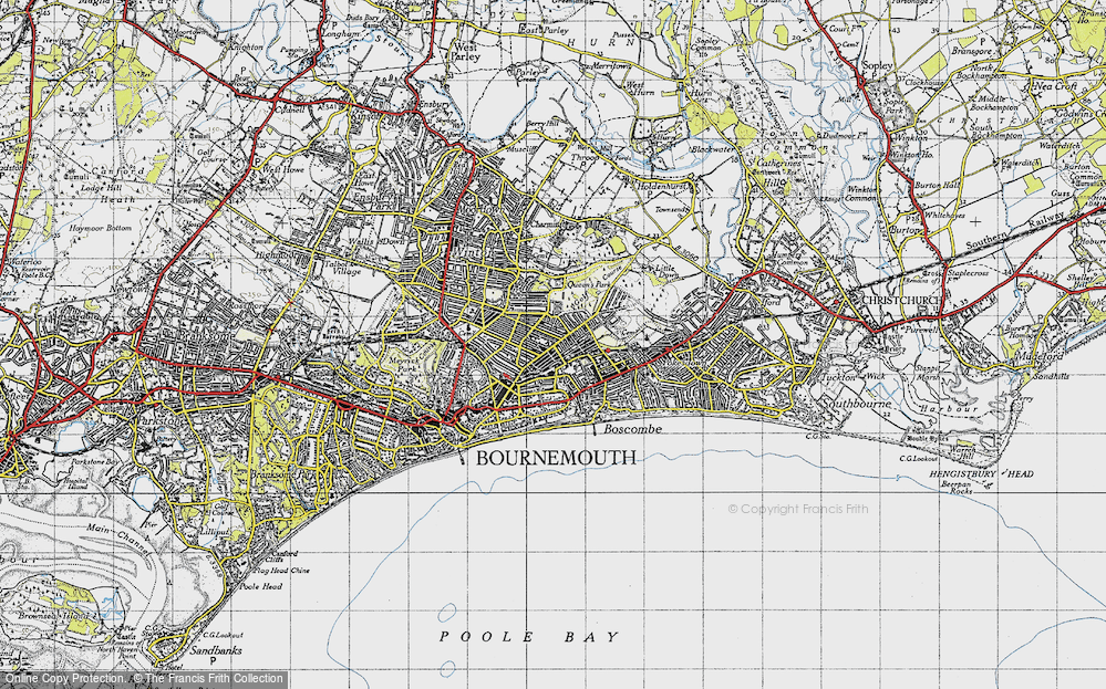 Old Map of Springbourne, 1940 in 1940