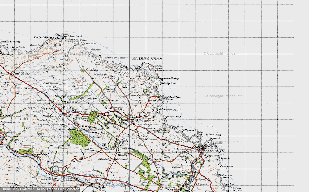 Old Maps Of St Abbs Borders Francis Frith