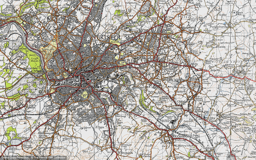 Old Map of St Anne's Park, 1946 in 1946