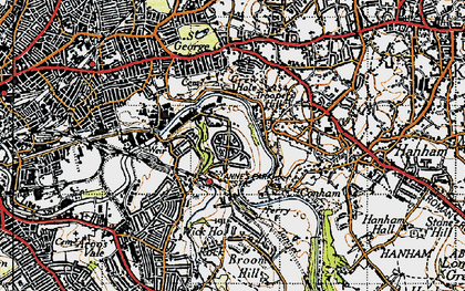 Old map of St Anne's Park in 1946