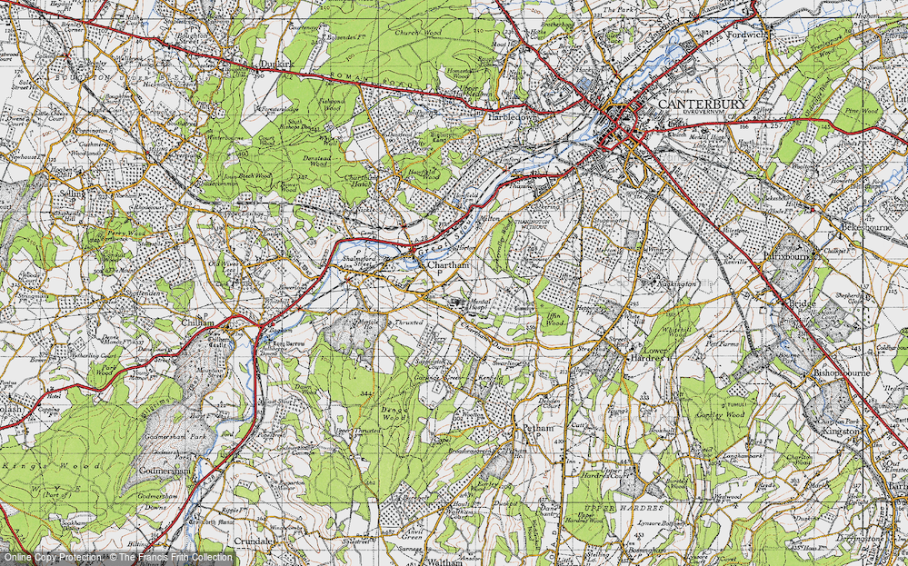 Old Map of St Augustine's, 1947 in 1947