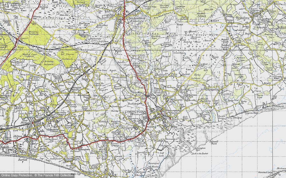 Old Map of St Austins, 1945 in 1945