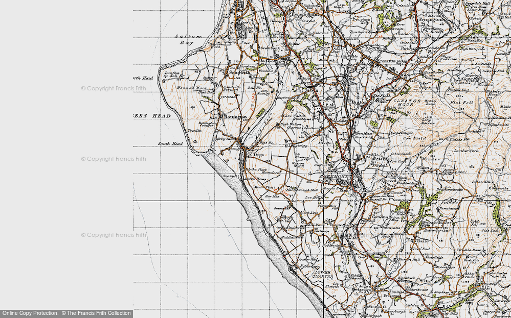 Old Map of St Bees, 1947 in 1947