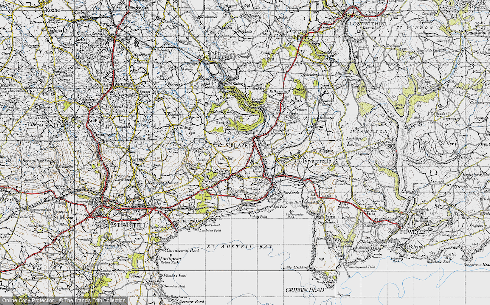 Old Map of St Blazey, 1946 in 1946