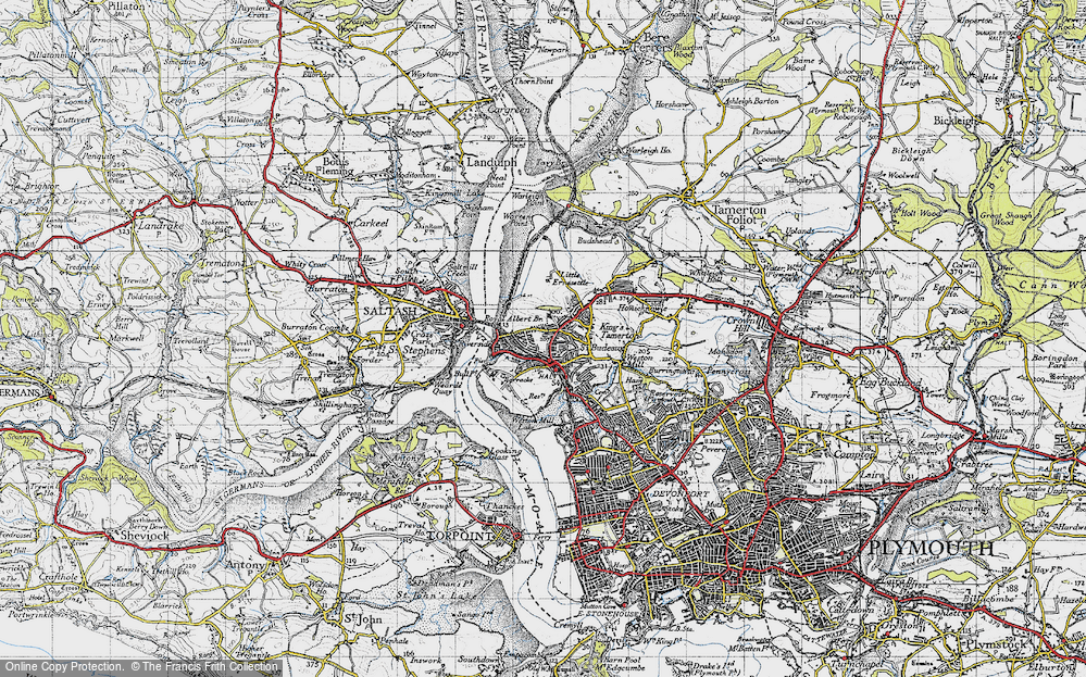 Old Map of St Budeaux, 1946 in 1946