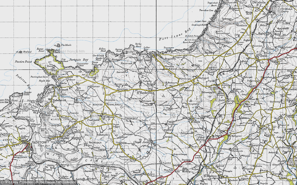 Old Map of St Endellion, 1946 in 1946