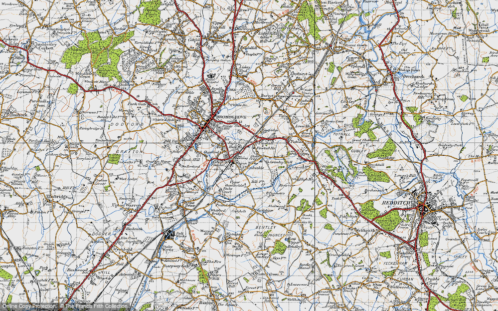 Old Map of St Godwalds, 1947 in 1947