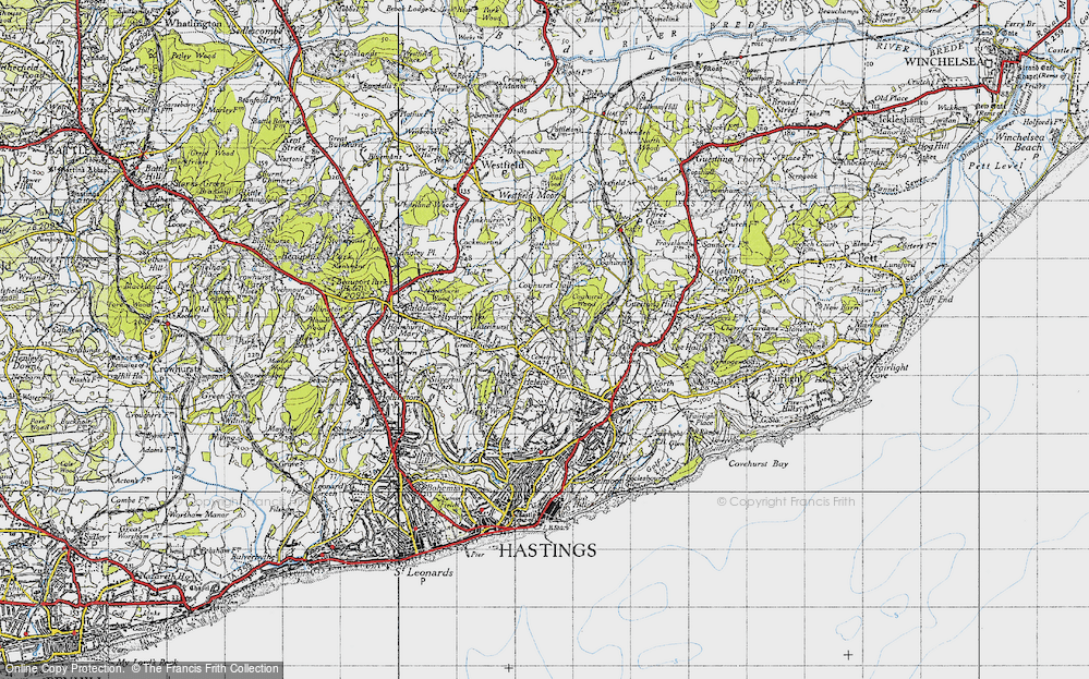 Old Map of St Helen's, 1940 in 1940