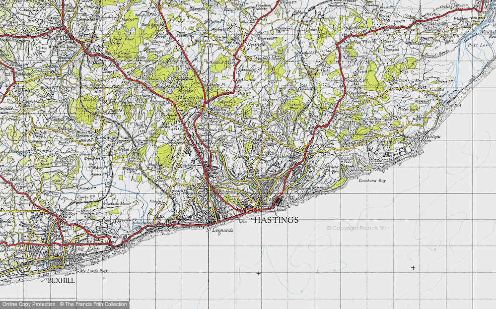 Old Map of St Helen's Wood, 1940 in 1940
