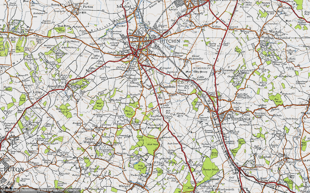 Old Map of St Ibbs, 1946 in 1946