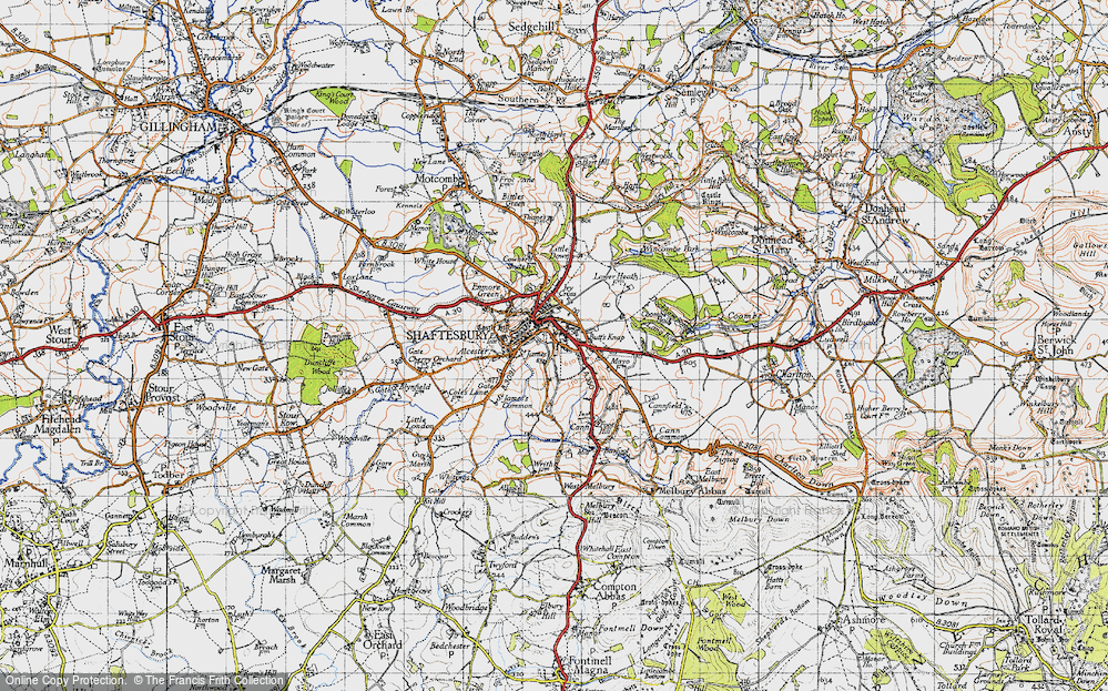Old Map of St James, 1945 in 1945