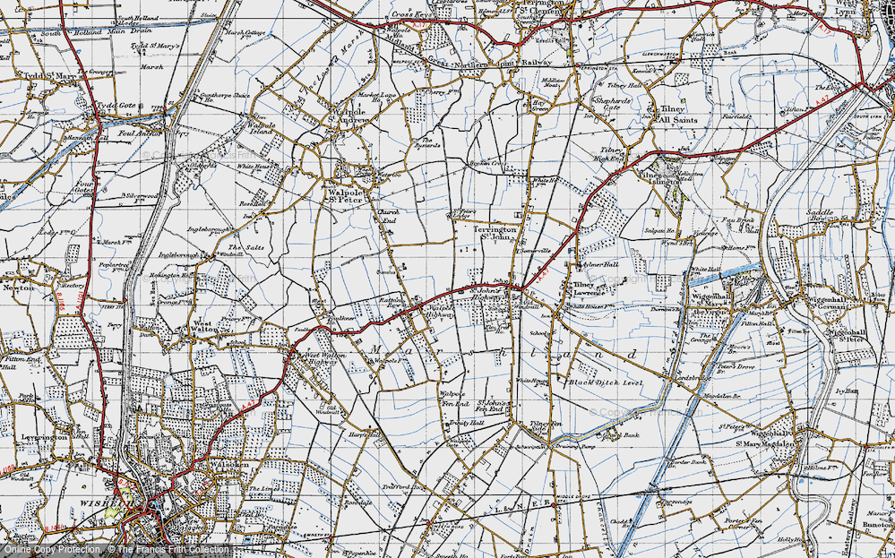 Old Map of St John's Highway, 1946 in 1946