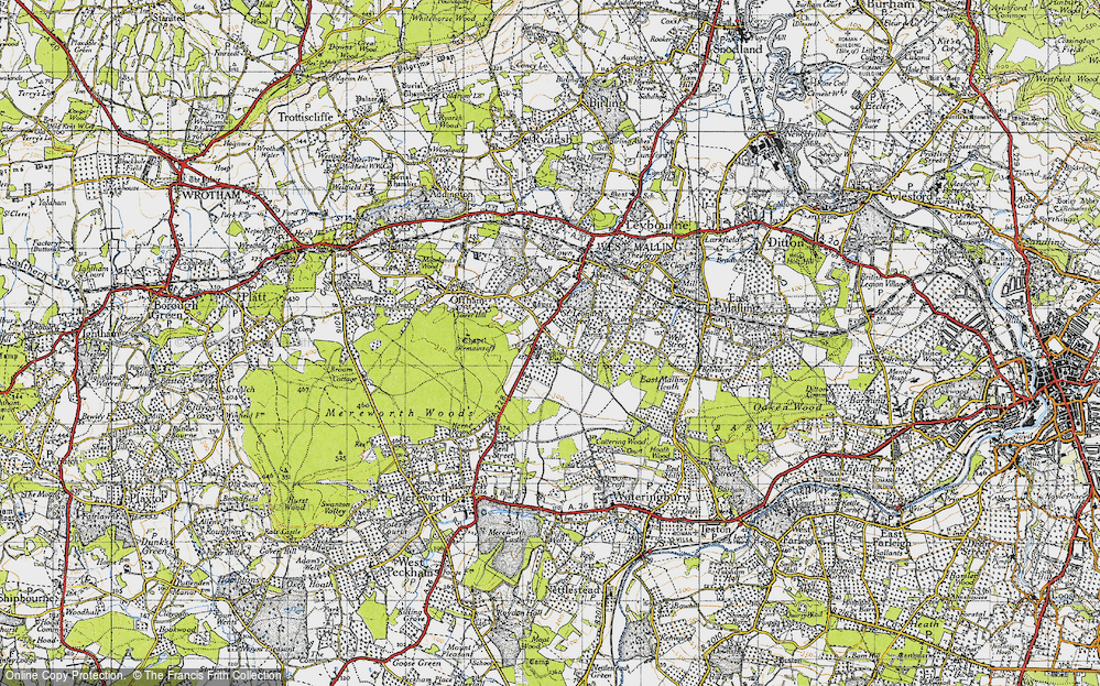 Old Map of St Leonard's Street, 1946 in 1946
