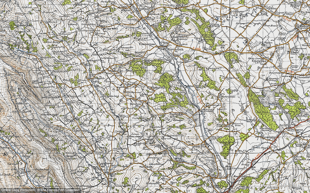 Old Map of St Margarets, 1947 in 1947