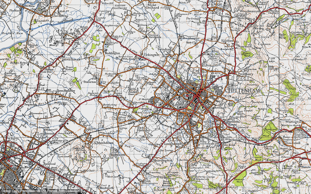 Old Map of St Mark's, 1946 in 1946