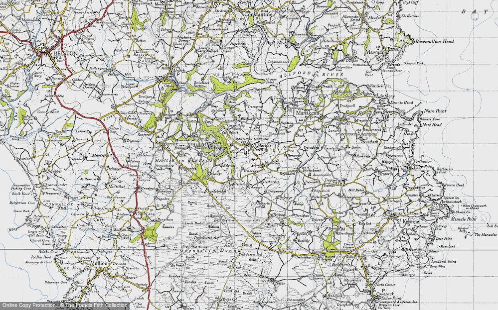 Old Map of St Martin, 1946 in 1946