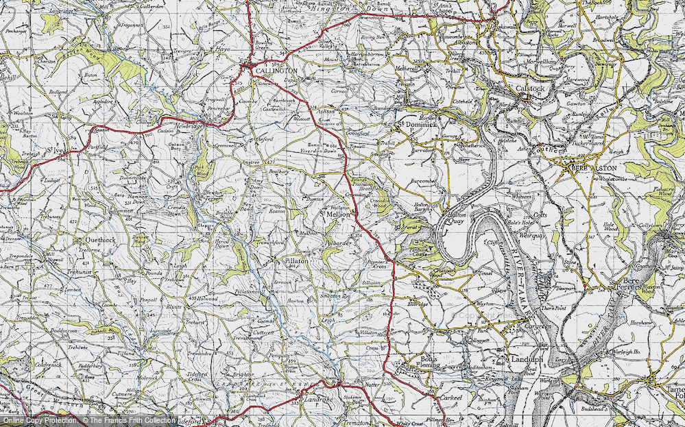 Old Map of St Mellion, 1946 in 1946