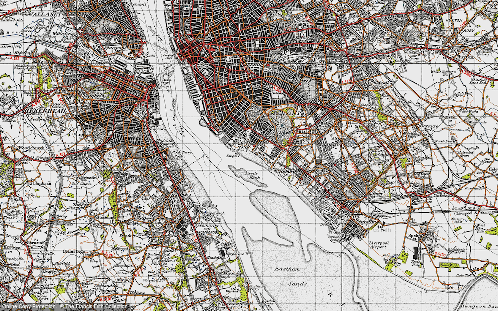 Old Map of St Michael's Hamlet, 1947 in 1947