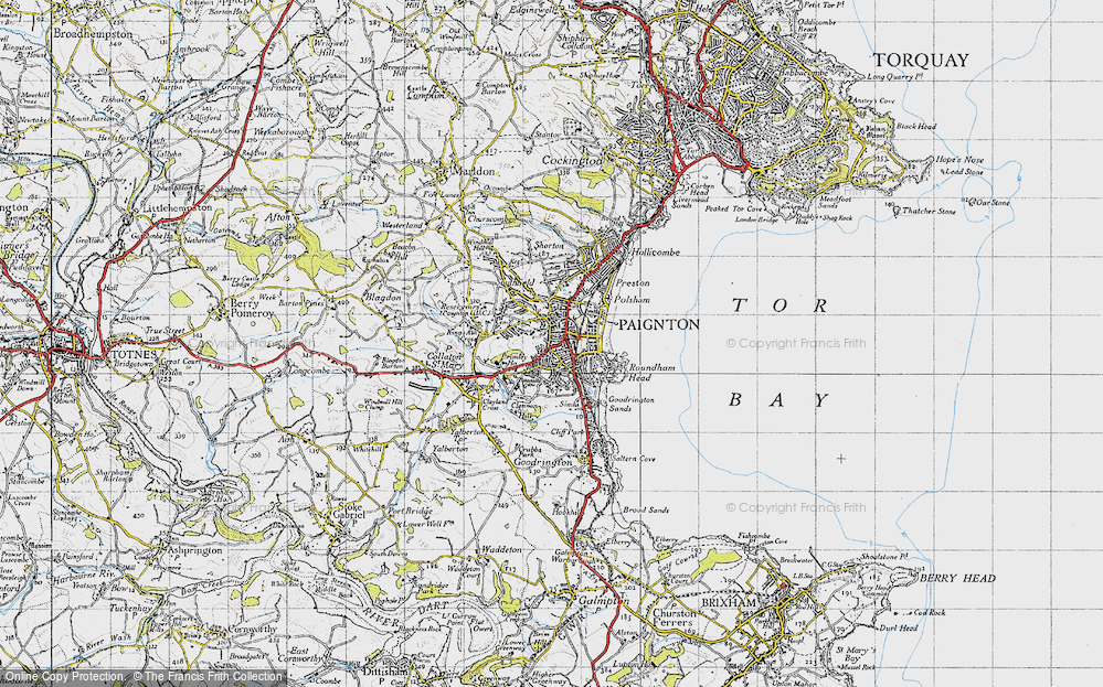 Old Map of St Michaels, 1946 in 1946