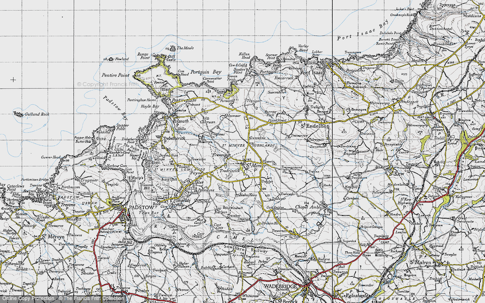 Old Map of St Minver, 1946 in 1946