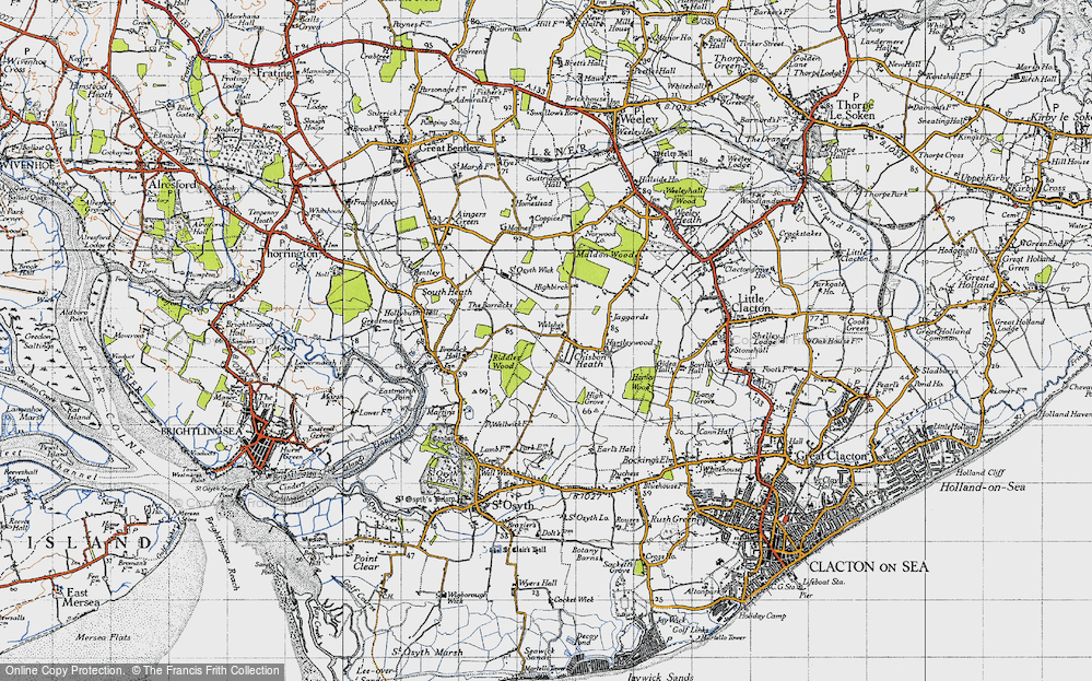 Old Map of St Osyth Heath, 1946 in 1946