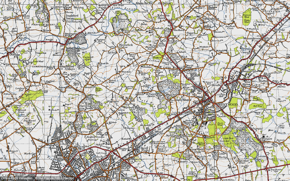 Old Map of St Vincent's Hamlet, 1946 in 1946