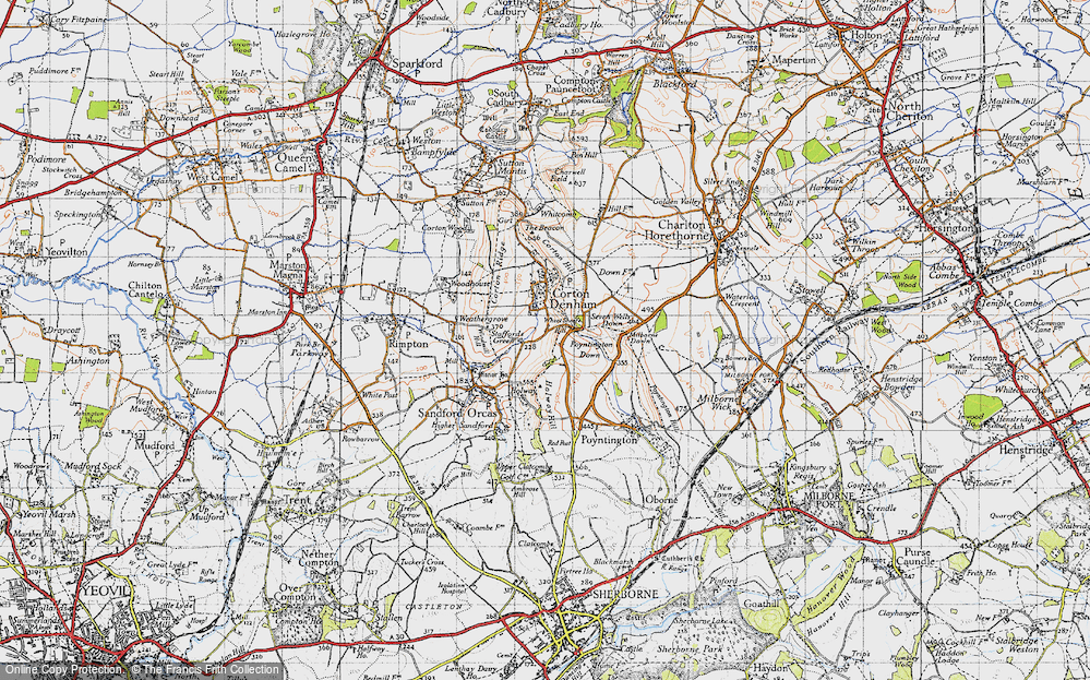 Old Map of Stafford's Green, 1945 in 1945