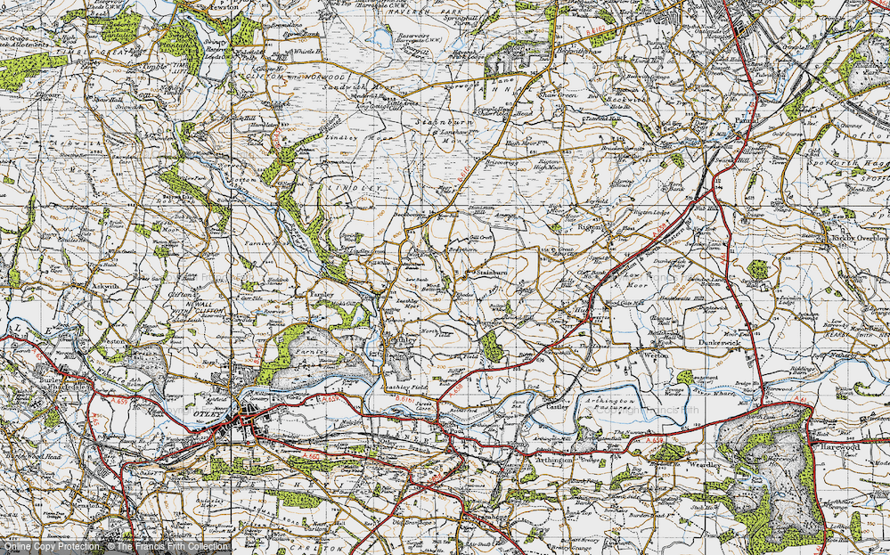 Old Map of Stainburn, 1947 in 1947