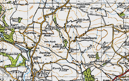 Old map of Stainburn in 1947