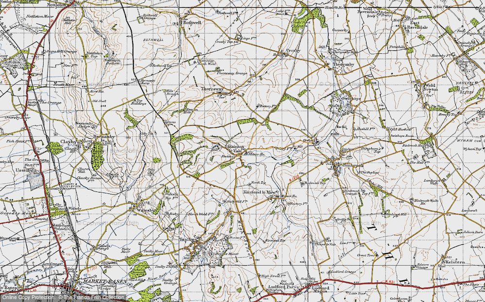 Old Map of Stainton le Vale, 1946 in 1946