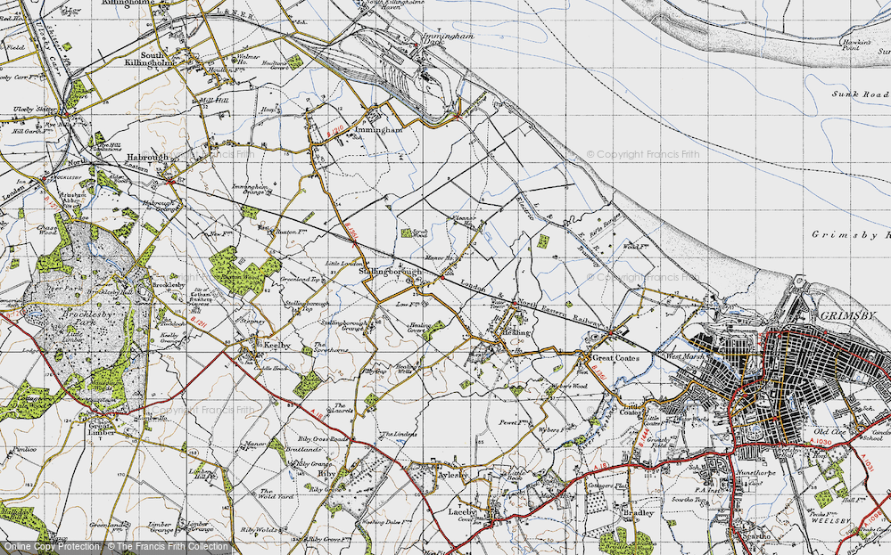 Old Map of Stallingborough, 1946 in 1946