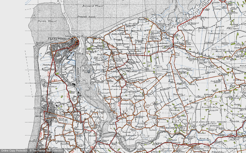 Old Map of Stalmine, 1947 in 1947