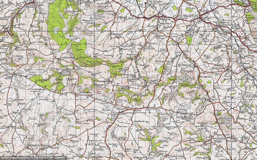 Old Map of Stamborough, 1946 in 1946