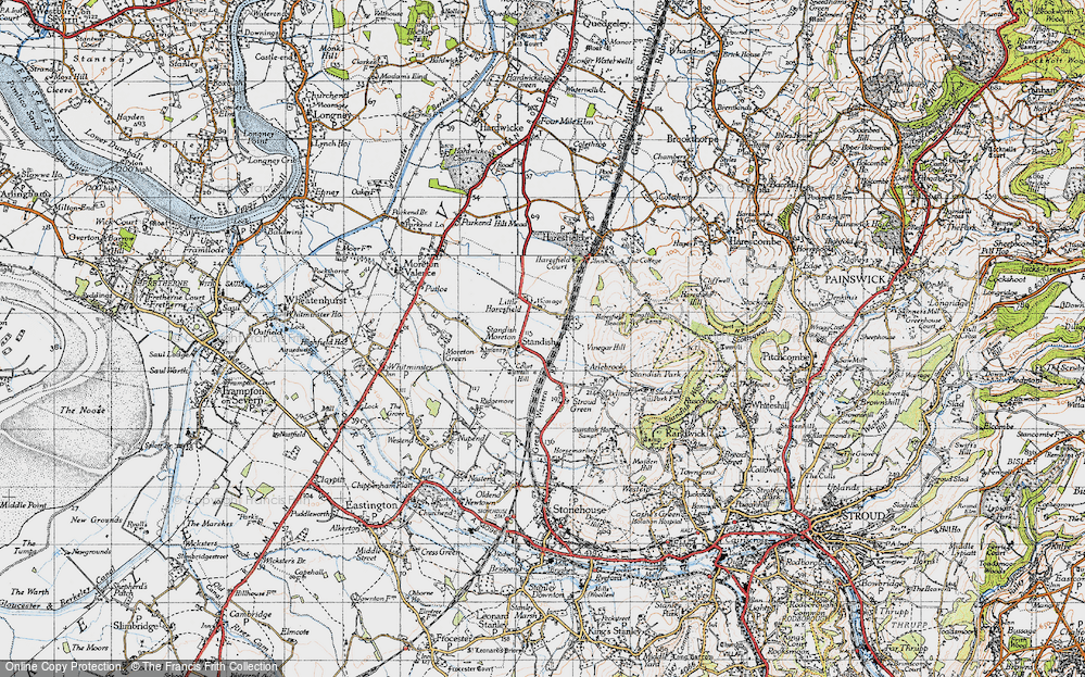 Old Map of Standish, 1946 in 1946