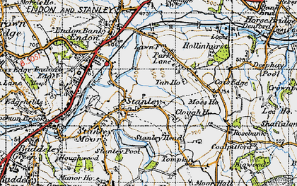 Old map of Stanley in 1946