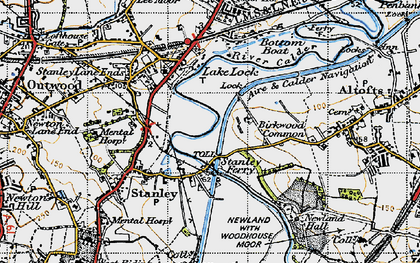 Old map of Stanley Ferry in 1947