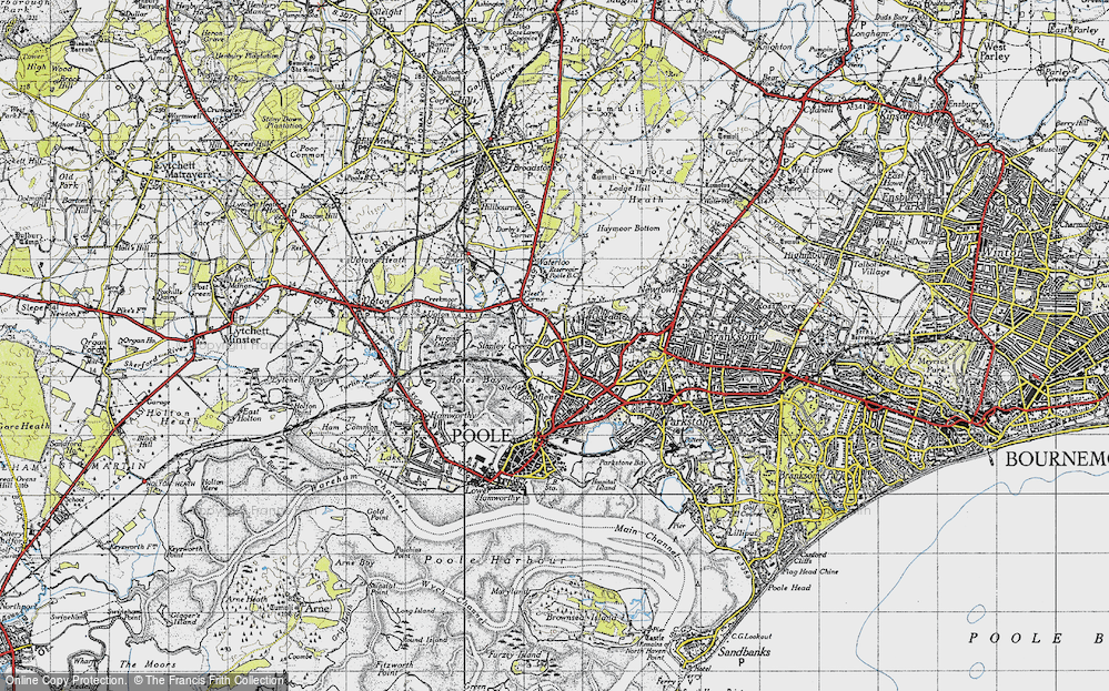 Old Map of Stanley Green, 1940 in 1940
