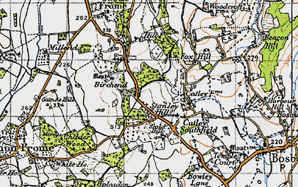 Old map of Stanley Hill in 1947