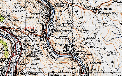 Old map of Stanleytown in 1947