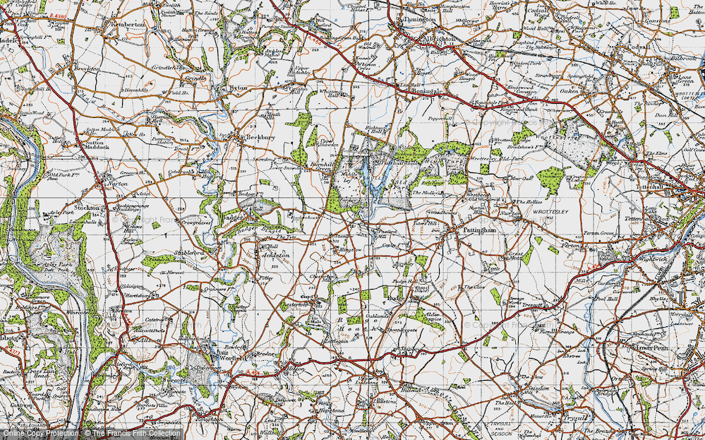 Old Map of Stanlow, 1946 in 1946