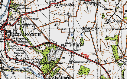 Old map of Stanmore in 1946