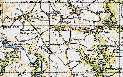 Old map of Beechenhill in 1947