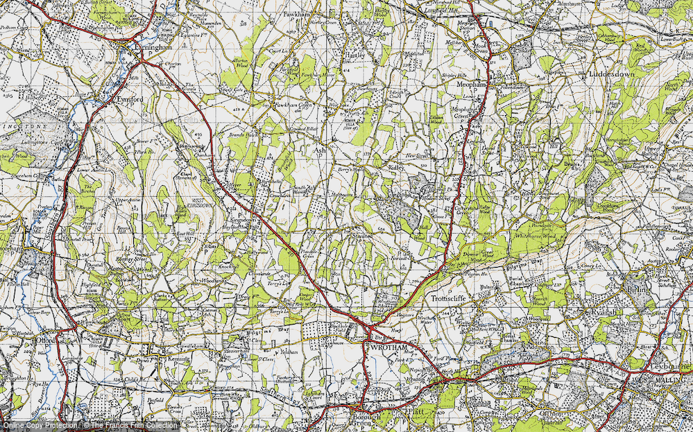 Old Map of Stansted, 1946 in 1946