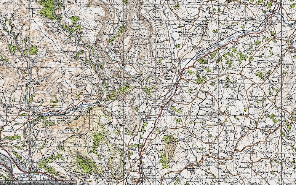 Old Map of Stanton, 1947 in 1947