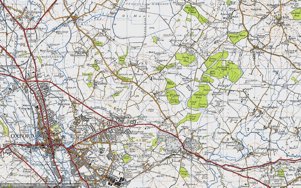 Old Map of Stanton St John, 1946 in 1946