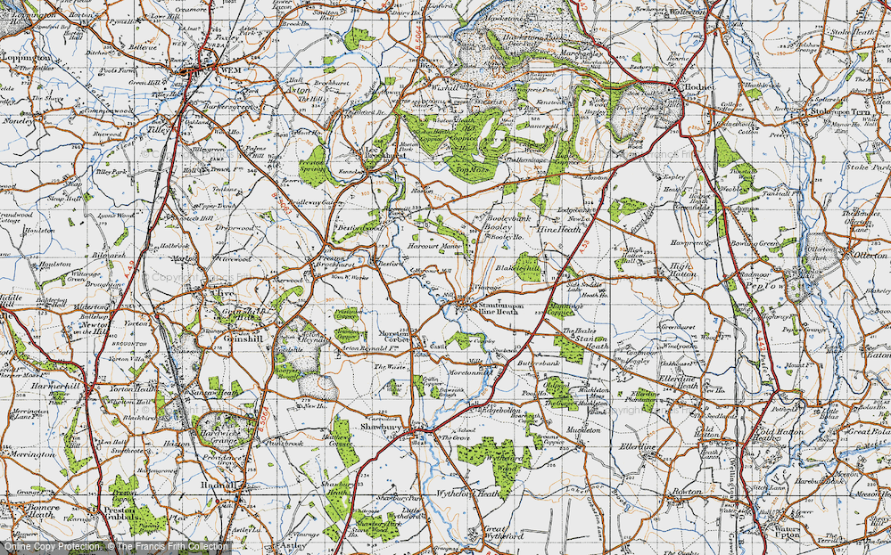Stanton upon Hine Heath, 1947