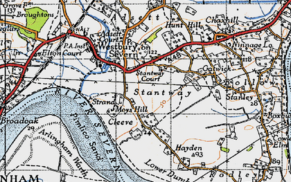 Old map of Stantway in 1946